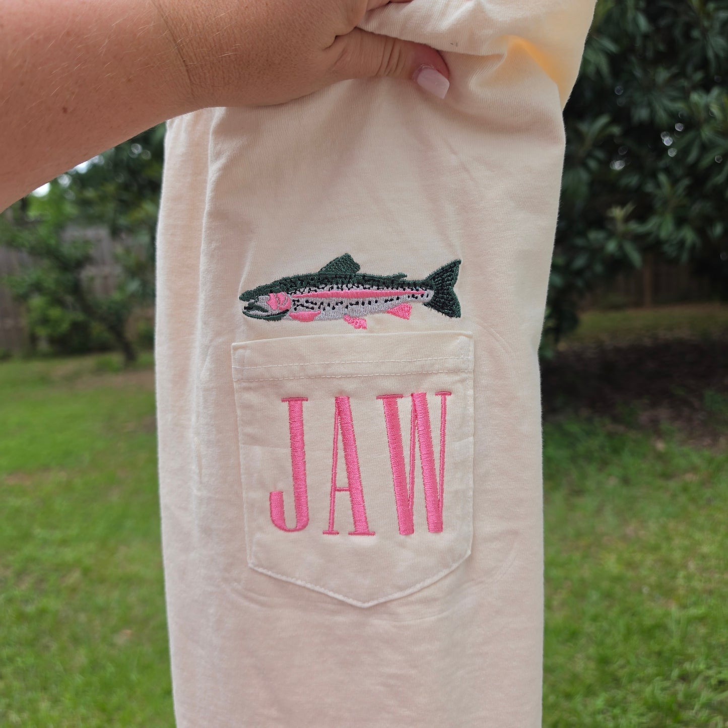 Trout Monogram Tee
