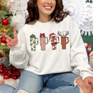 Obsessive Cup Disorder Christmas Cups Sweatshirt