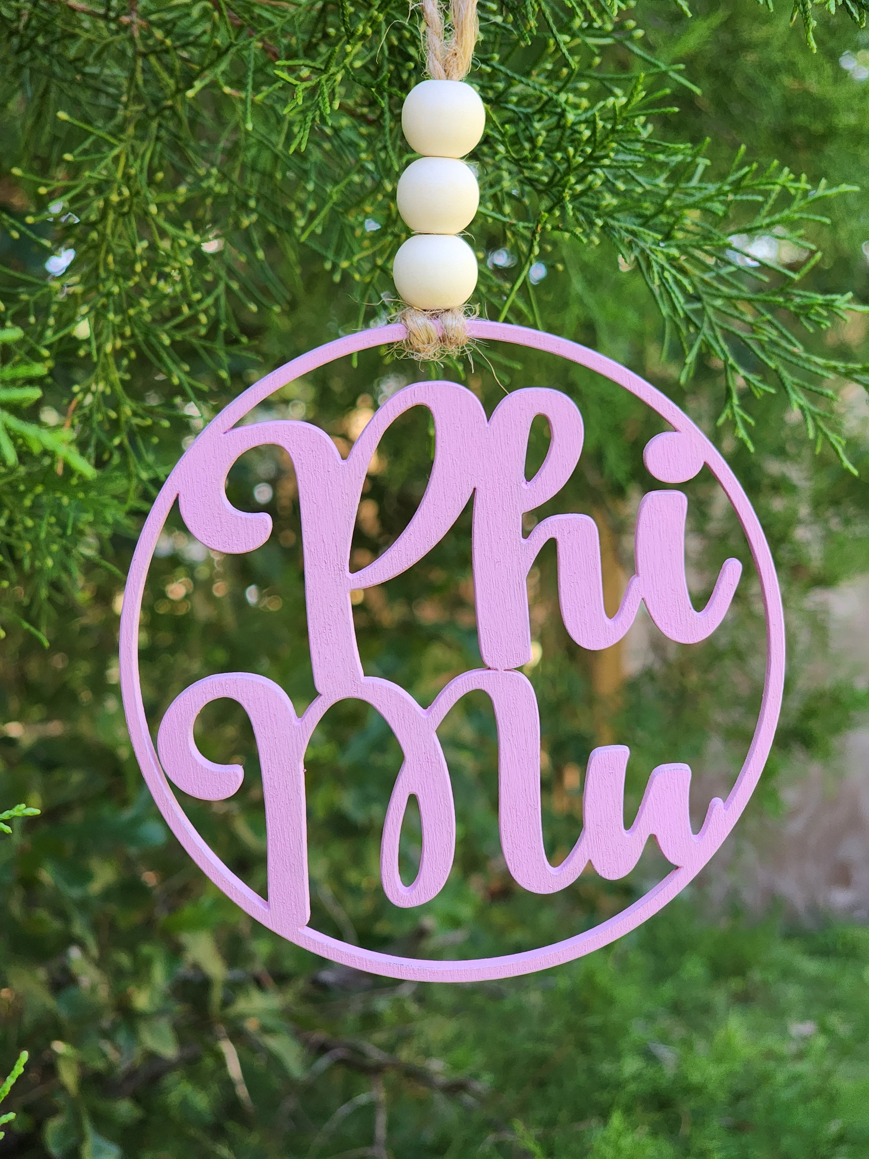 Phi Mu Ornament