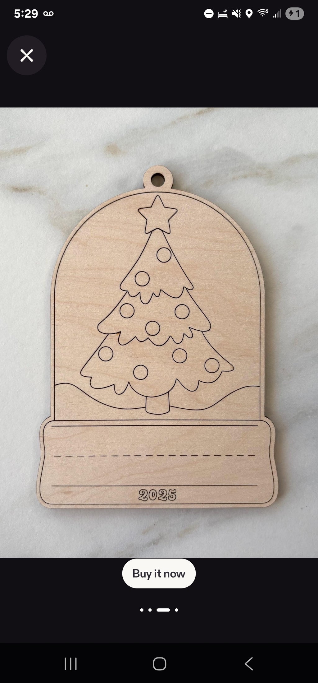 Keepsake Handwriting Ornament