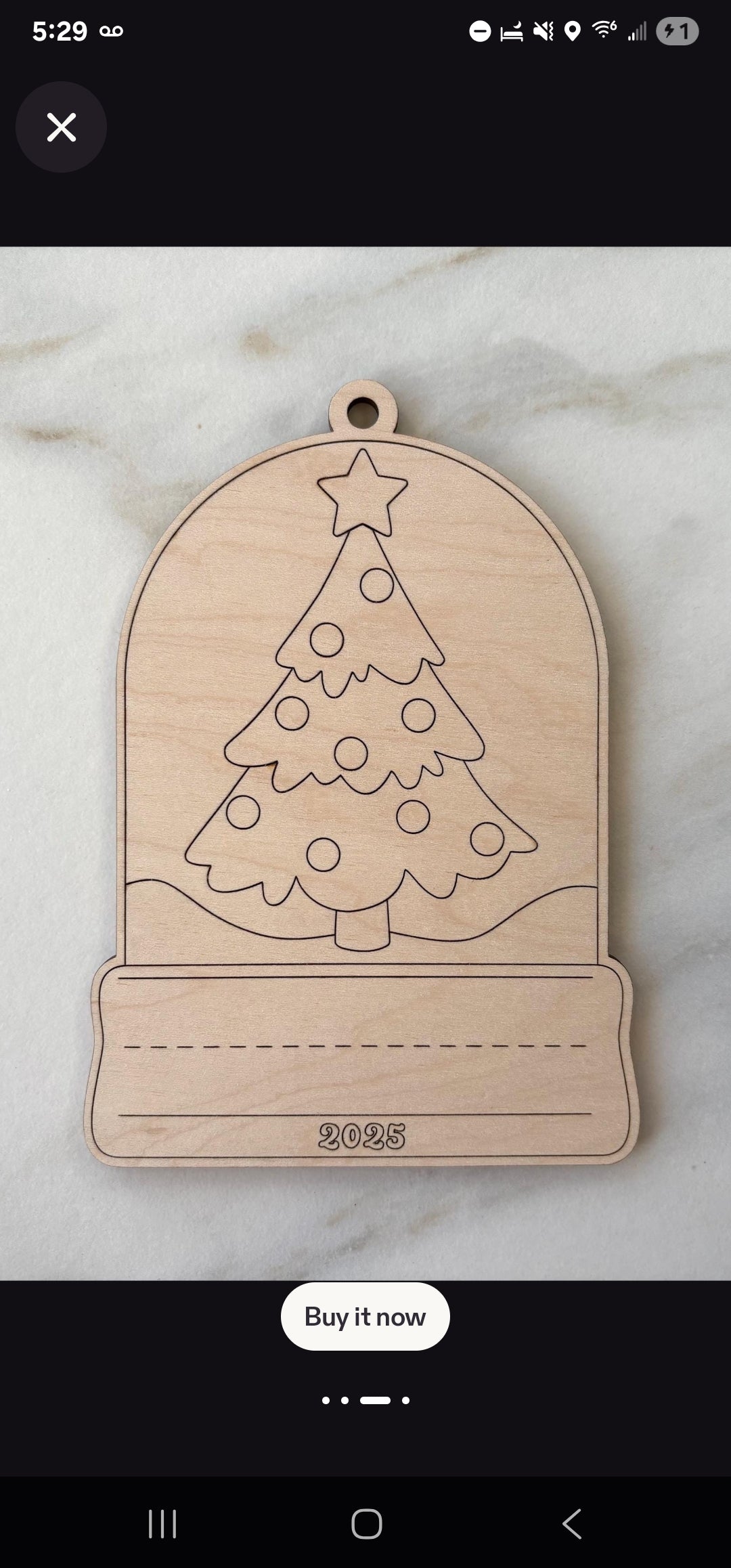 Keepsake Handwriting Ornament